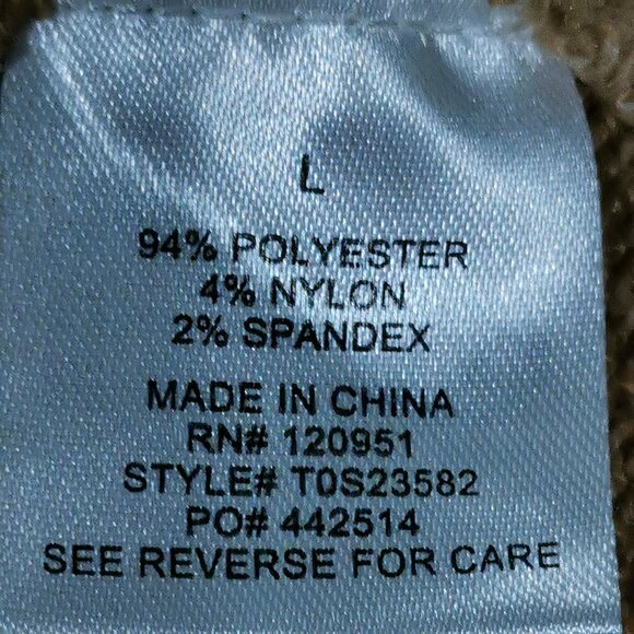 Camel 3/4 Sleeve Oversized Batwing Tunic Style Turtleneck Size L EUC # 178 - Picture 6 of 8